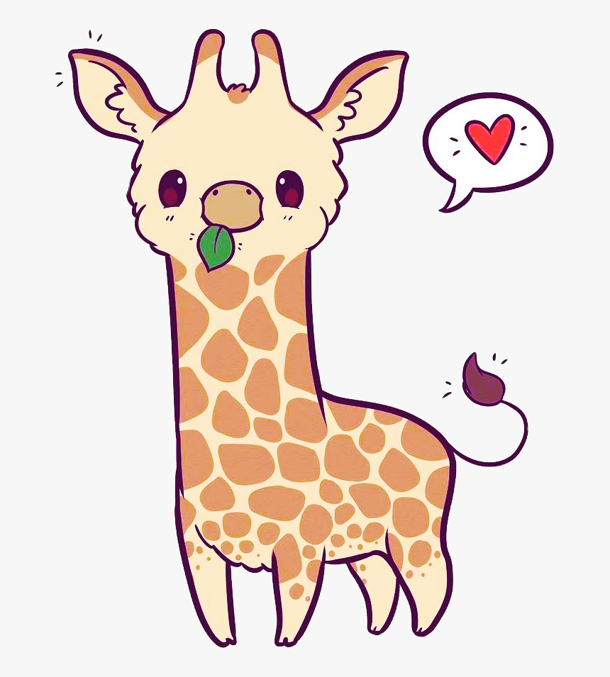 Transparent Cute Giraffe Png - Kawaii Giraffe, Png Download, Free Download