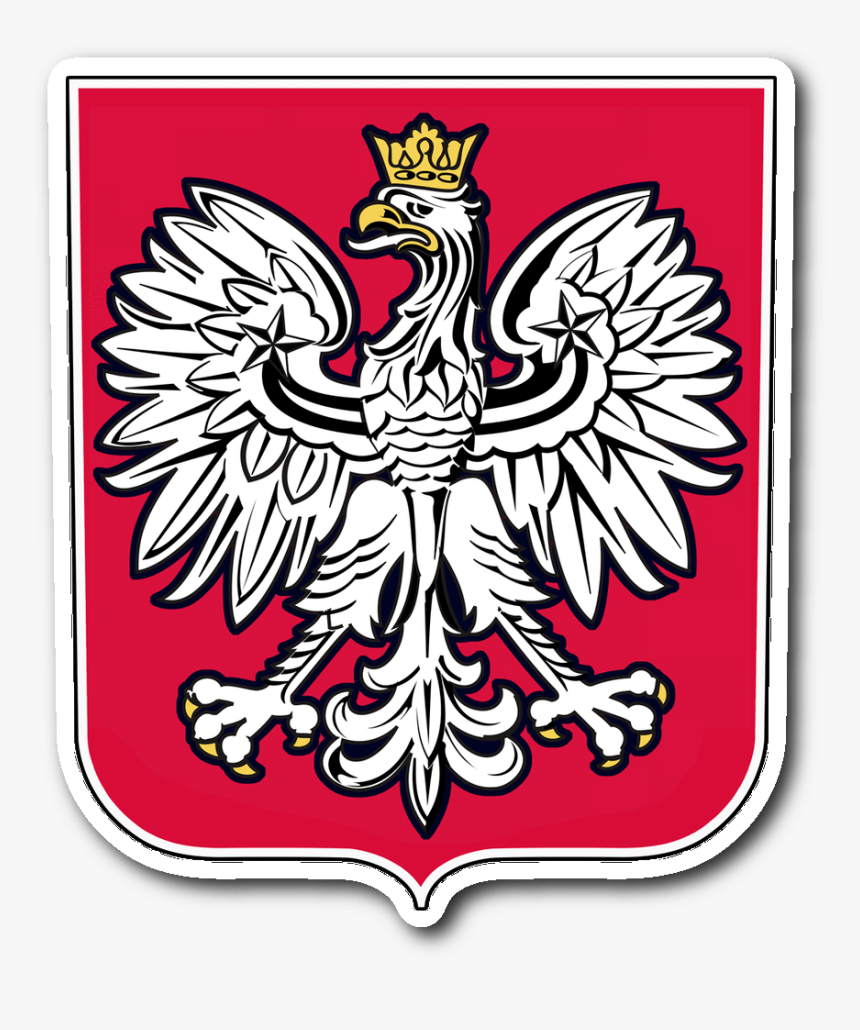 Poland Coat Of Arms Vinyl Decal Sticker - Irish And Polish Eagle, HD Png Download, Free Download