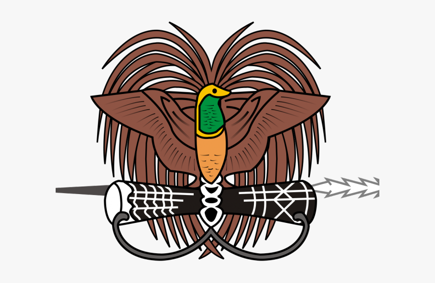 Bird Of Paradise Clipart Papua New Guinea Flag - Emblem Of Papua New Guinea, HD Png Download, Free Download