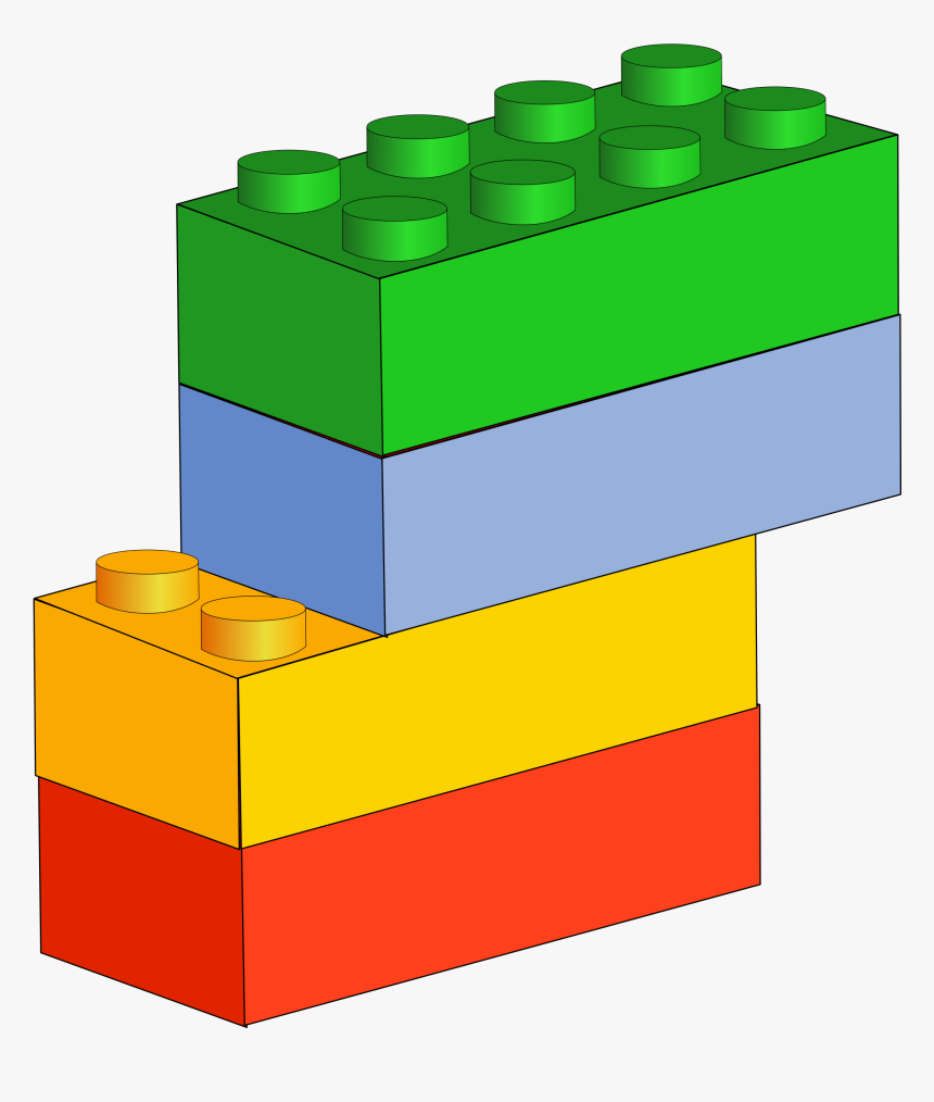 Legos Clip Art At Vector Free Clipartix - Transparent Lego Clipart, HD Png Download, Free Download