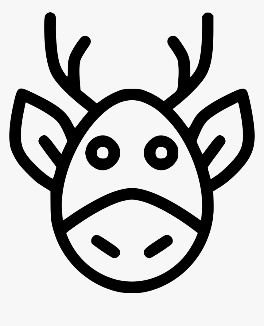 Rein Deer Santa Animal New Year Claus, HD Png Download, Free Download
