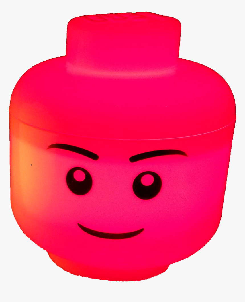 Lego Head Red - Smiley, HD Png Download, Free Download