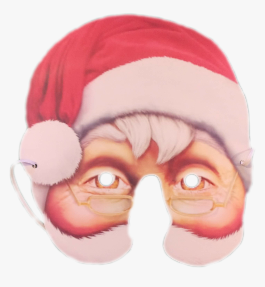 Load Image Into Gallery Viewer, Santa Face Mask - Plush, HD Png Download, Free Download