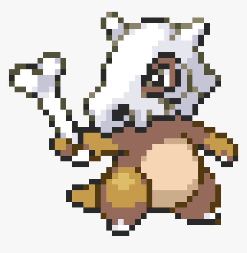 Pokemon Pixel Art Cubone, HD Png Download, Free Download