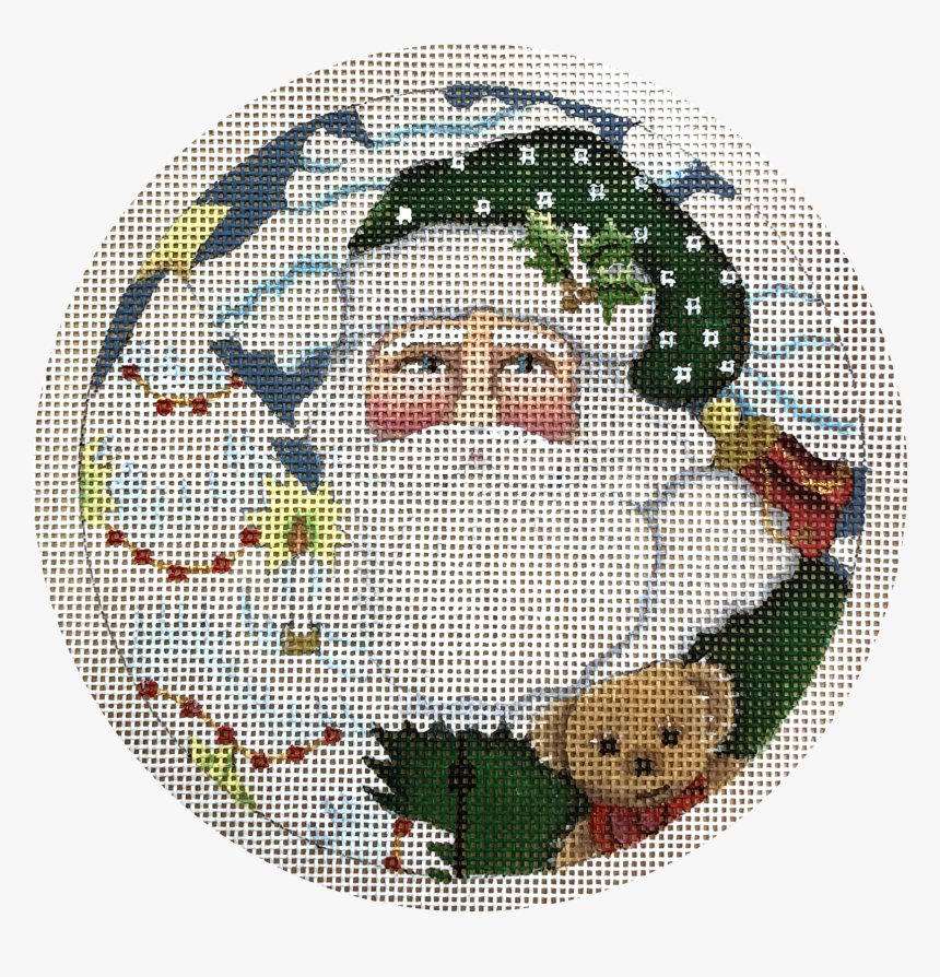 Toy Santa Face - Cross-stitch, HD Png Download, Free Download