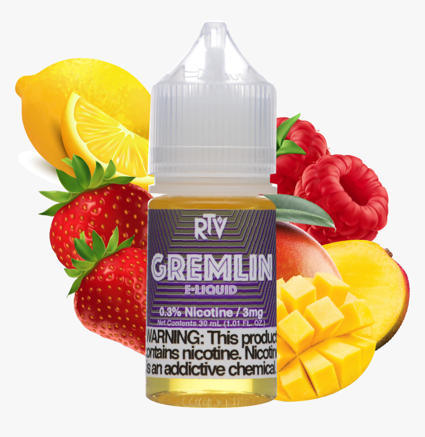 E-liquid Gremlin - Strawberry, HD Png Download, Free Download