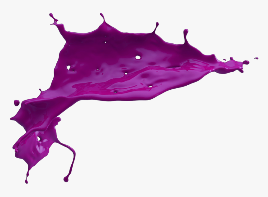 Purple Paint Splash Png, Transparent Png, Free Download