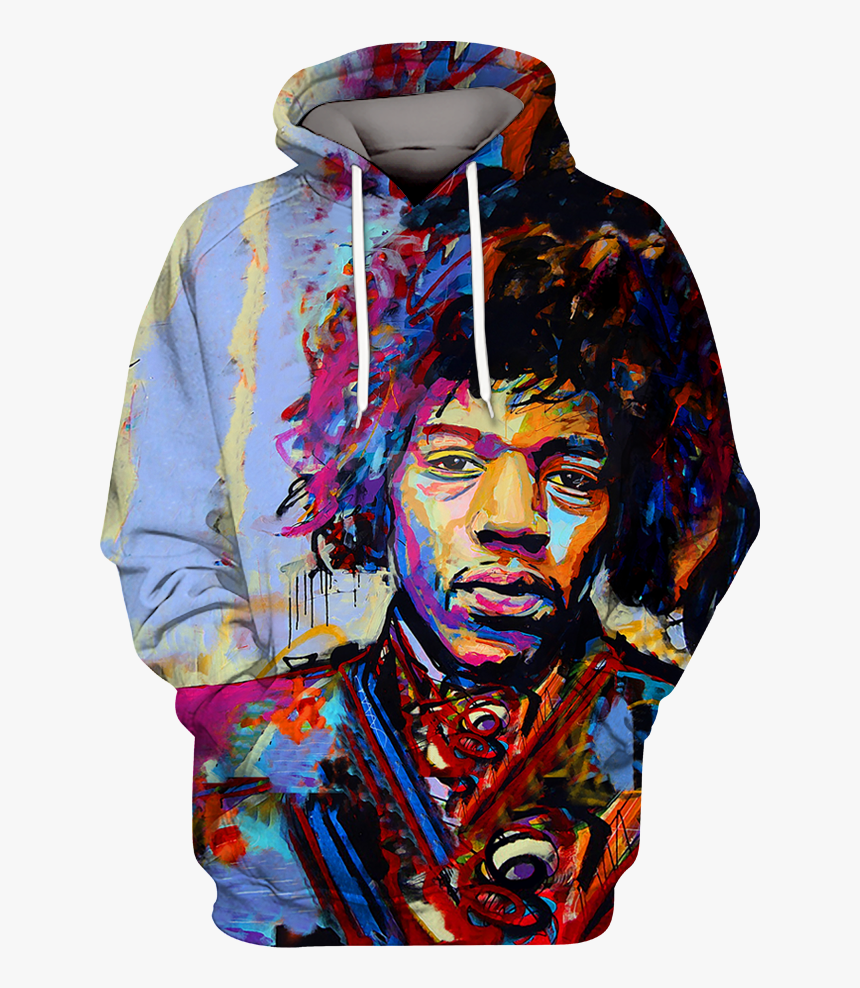 3d Jimi Hendrix Hoodie, HD Png Download, Free Download