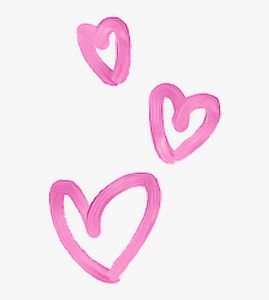 #hearts #heart #corazones #corazon #pintura #mancha - Girly Png, Transparent Png, Free Download