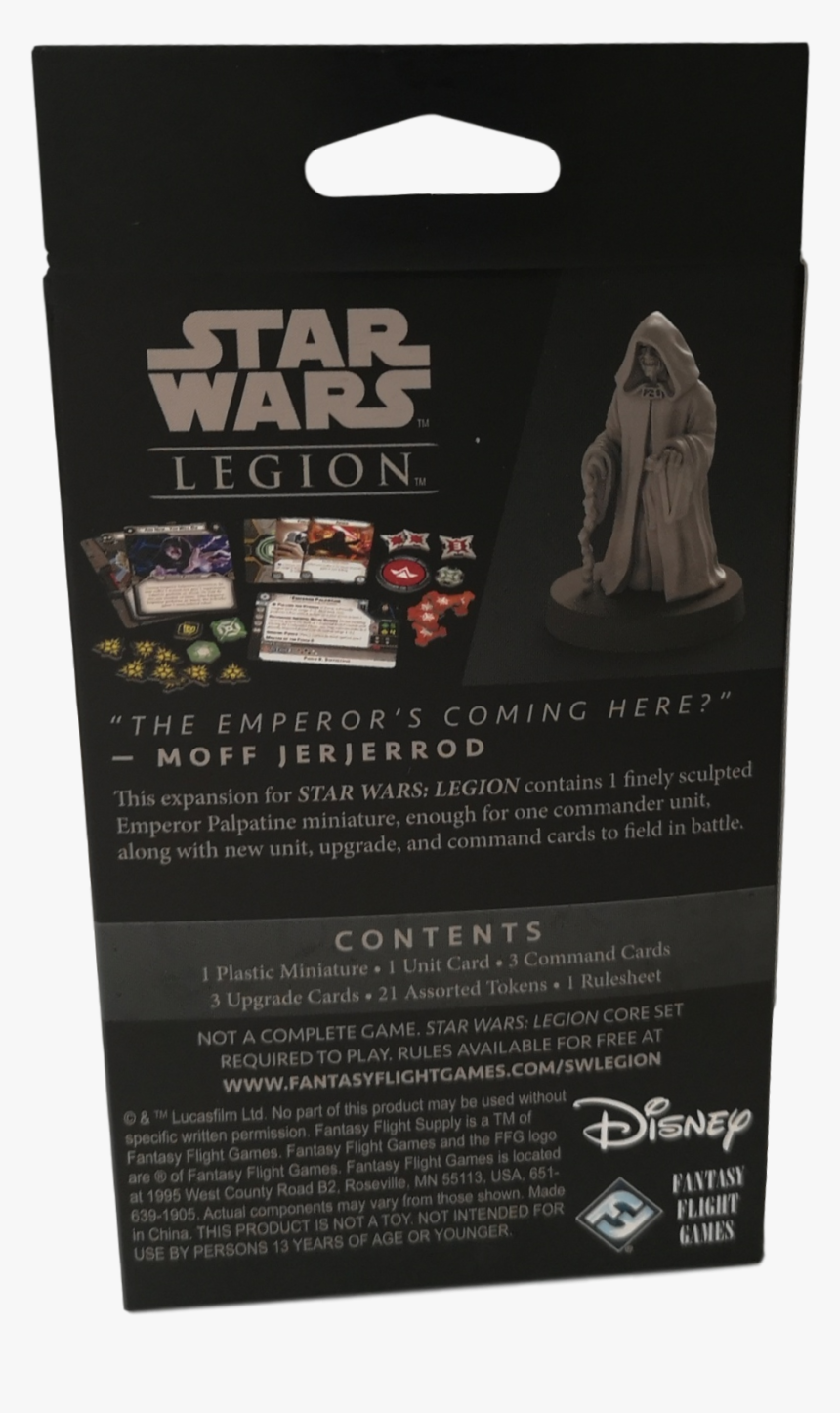 Legion Miniature Game Galactic Empire Empreror Palpatine - Star Wars Legion Sets, HD Png Download, Free Download