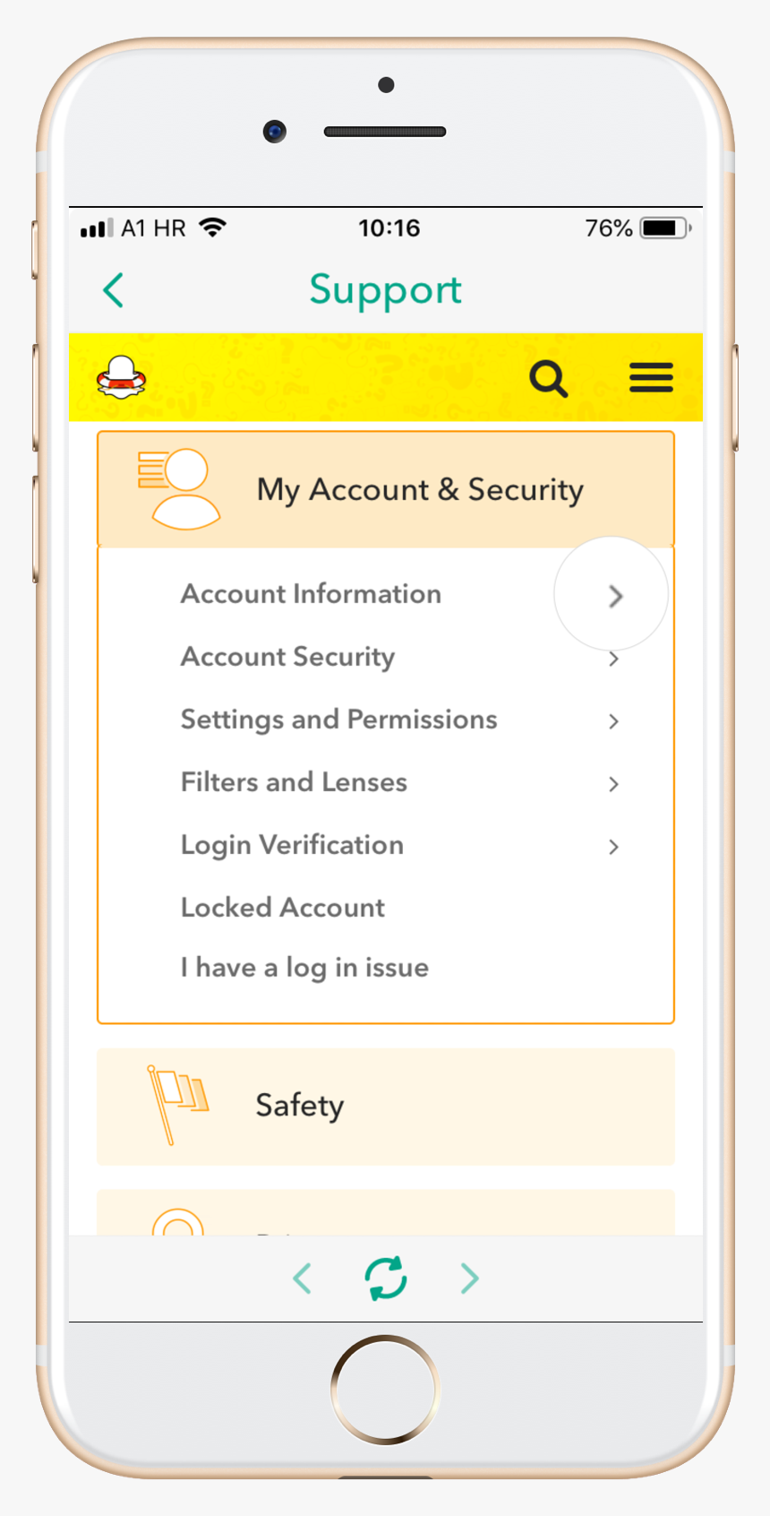 Account Portal In Snapchat, HD Png Download, Free Download