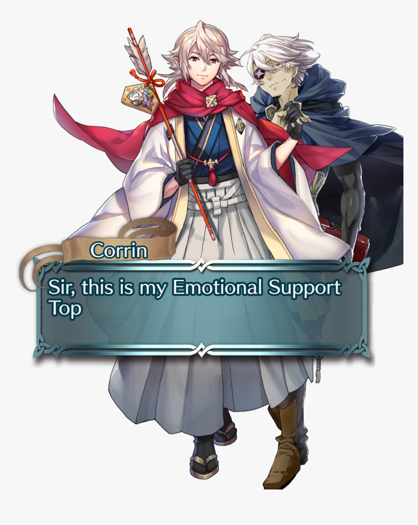 Corrin Saying “sir, This Is My Emotional Support Top - Fire Emblem Heroes Corrin, HD Png Download, Free Download