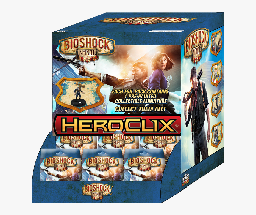 Bioshock Infinite Heroclix Gravity Feed Mock - Heroclix Bioshock Infinite, HD Png Download, Free Download