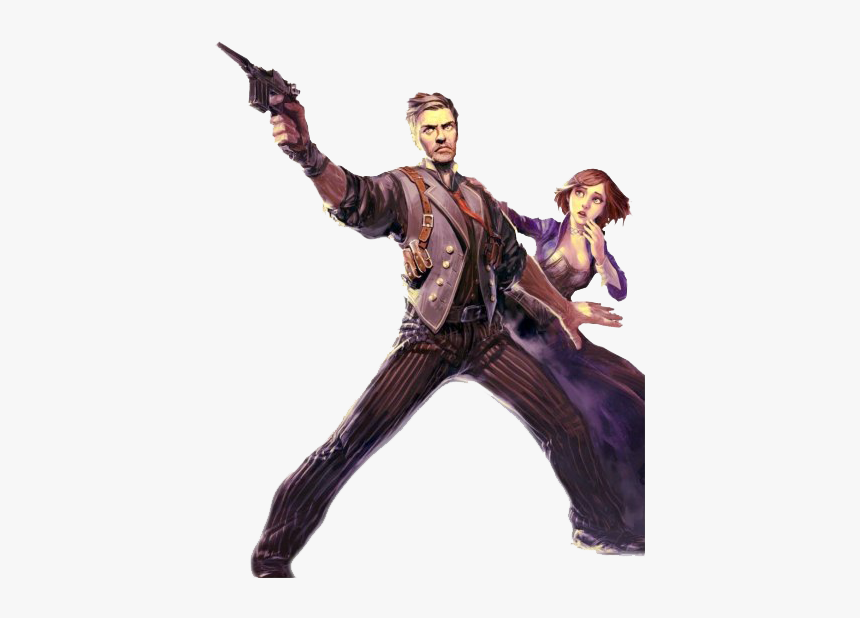 Bioshock - Bioshock Infinite Booker Dewitt, HD Png Download, Free Download