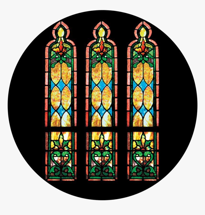 Stained Glass Windows Morning - Gobo For Church Windows, HD Png Download, Free Download