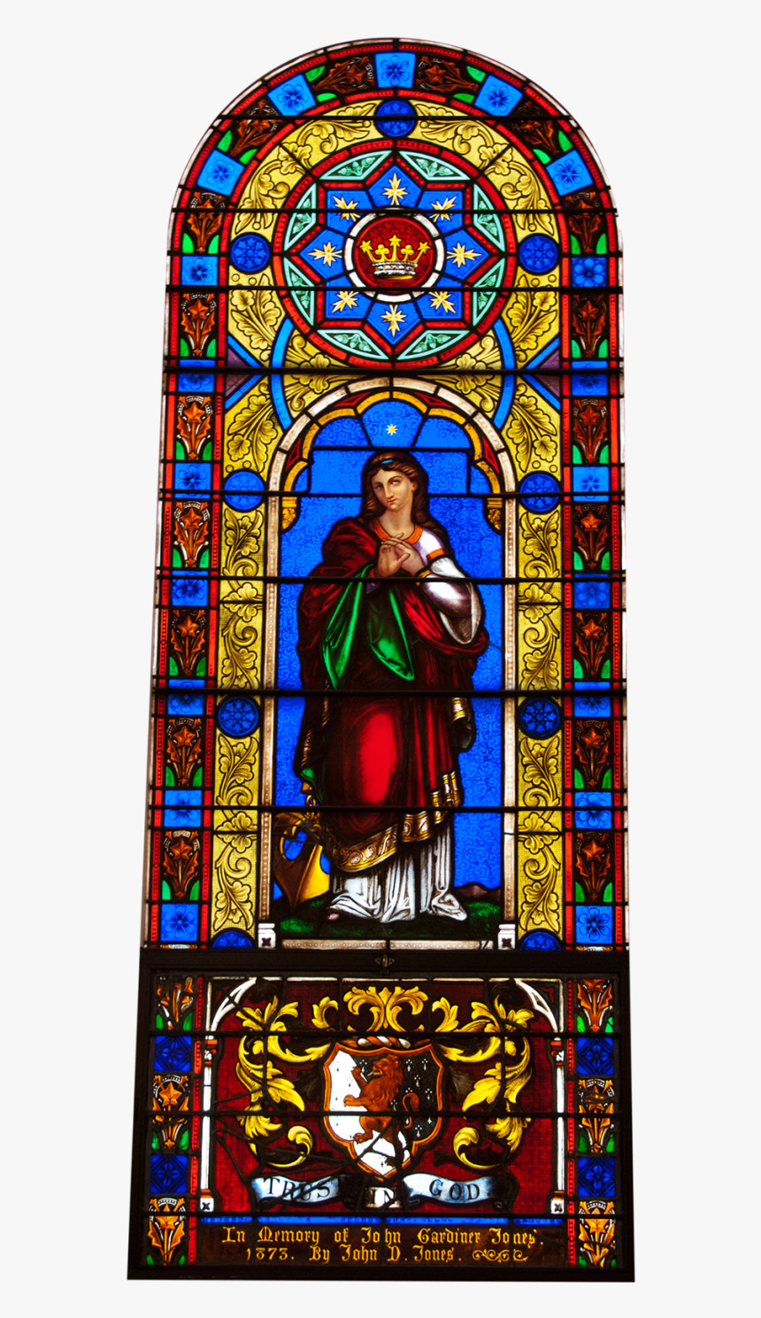 Stained Glass Church Window Png, Transparent Png, Free Download