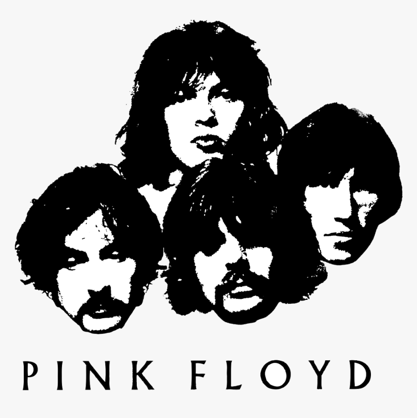 Pink Floyd Logo Vector - Pink Floyd Black And White, HD Png Download, Free Download