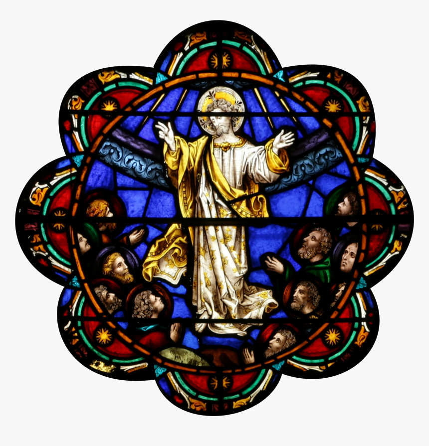 Stjohnsashfield Stainedglass Central Top - Stanied Glass Png, Transparent Png, Free Download