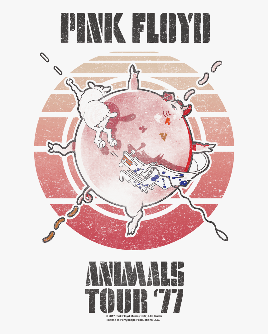 Pink Floyd Animals Sticker, HD Png Download - kindpng
