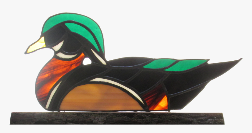 Stained Glass Wood Duck - Modern Art, HD Png Download, Free Download