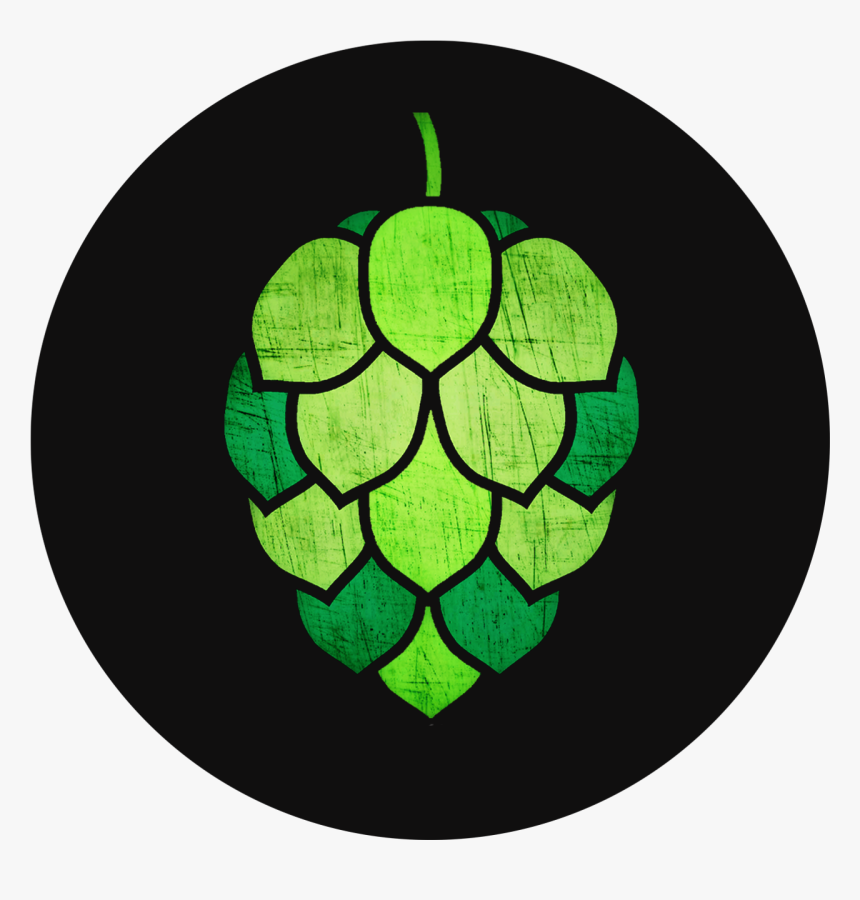 Stained Glass Hop Beer Coaster"
 Class= - Hop Cone, HD Png Download, Free Download