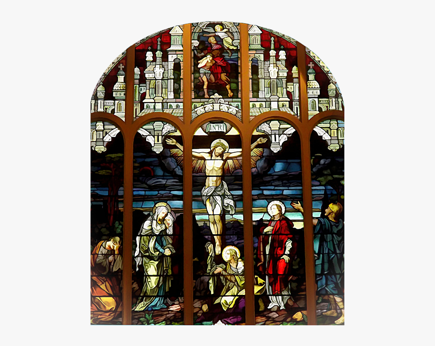Jesus Crucifixion Stained Glass, HD Png Download, Free Download