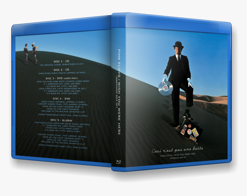 This Image Has Been Resized - Pink Floyd Wish You Were Here Album Back Cover, HD Png Download, Free Download