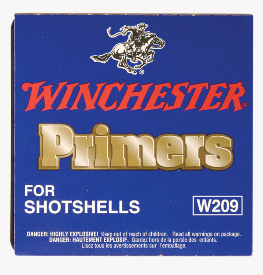 Winchester Shotgun Shell Primer - Winchester 209 Muzzleloader Primers, HD Png Download, Free Download