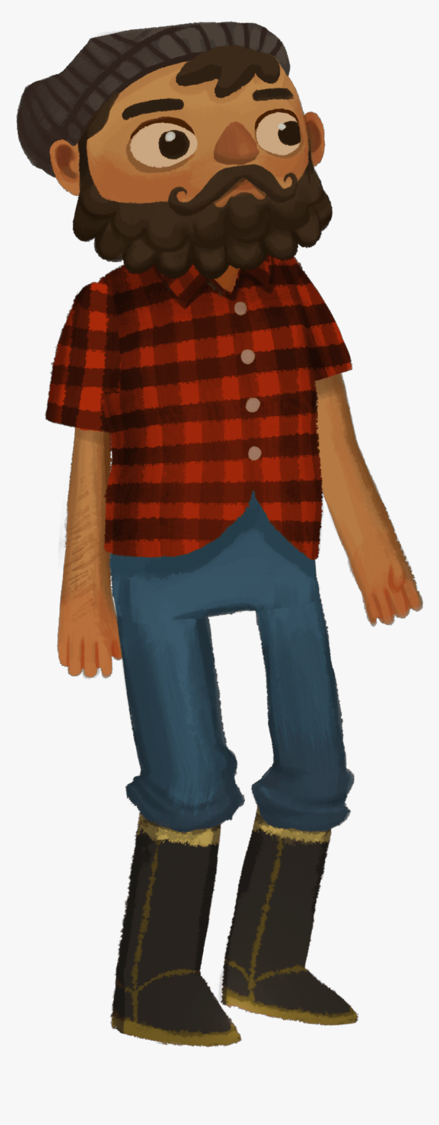 Transparent Paul Bunyan Clipart - Tartan, HD Png Download, Free Download