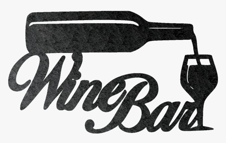 Wine Bar Metal Wall Art, HD Png Download, Free Download