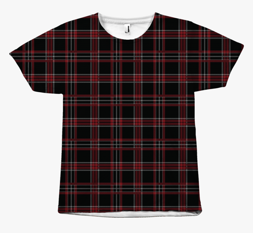 Lumberjack Red Plaid All Over T-shirt"
 Class= - Plaid, HD Png Download, Free Download