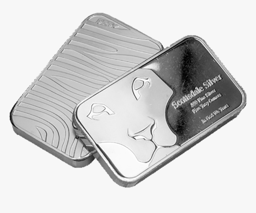 Silver-bar - Scottsdale 5 Oz Silver Bars, HD Png Download, Free Download