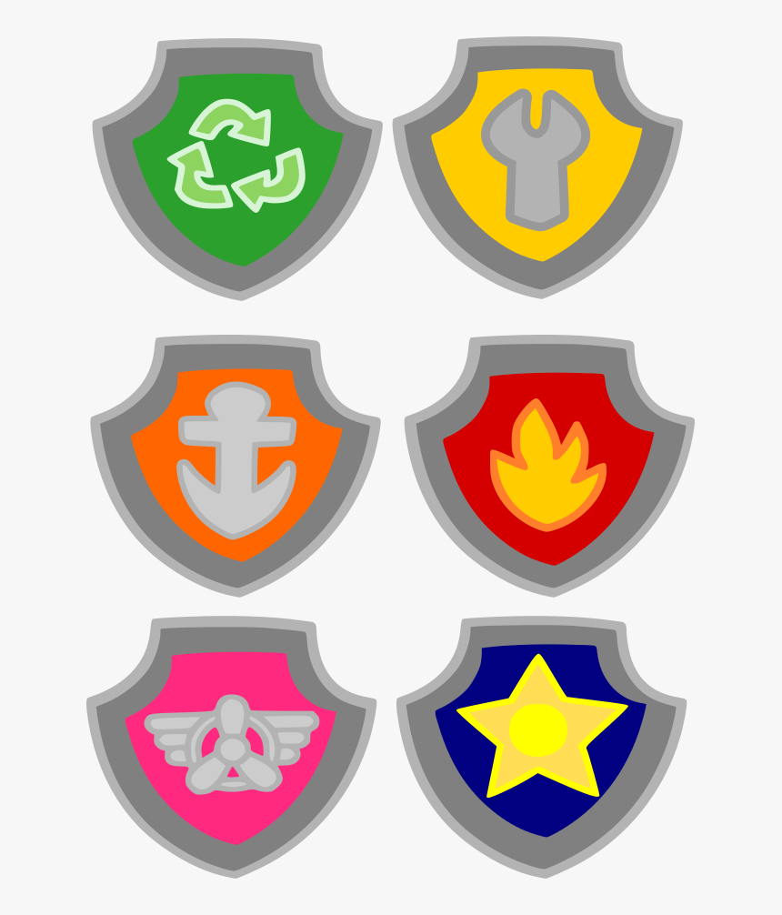 Paw Patrol Badge Png, Transparent Png, Free Download