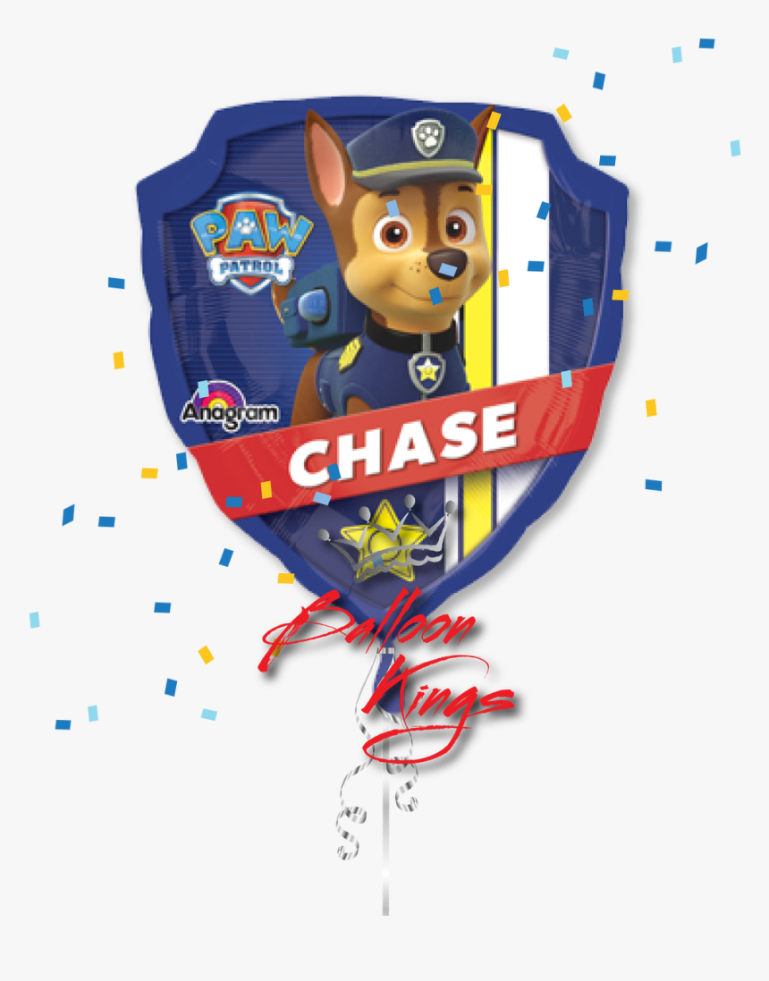 Paw Patrol Chase - Paw Patrol Foil Balloon, HD Png Download, Free Download