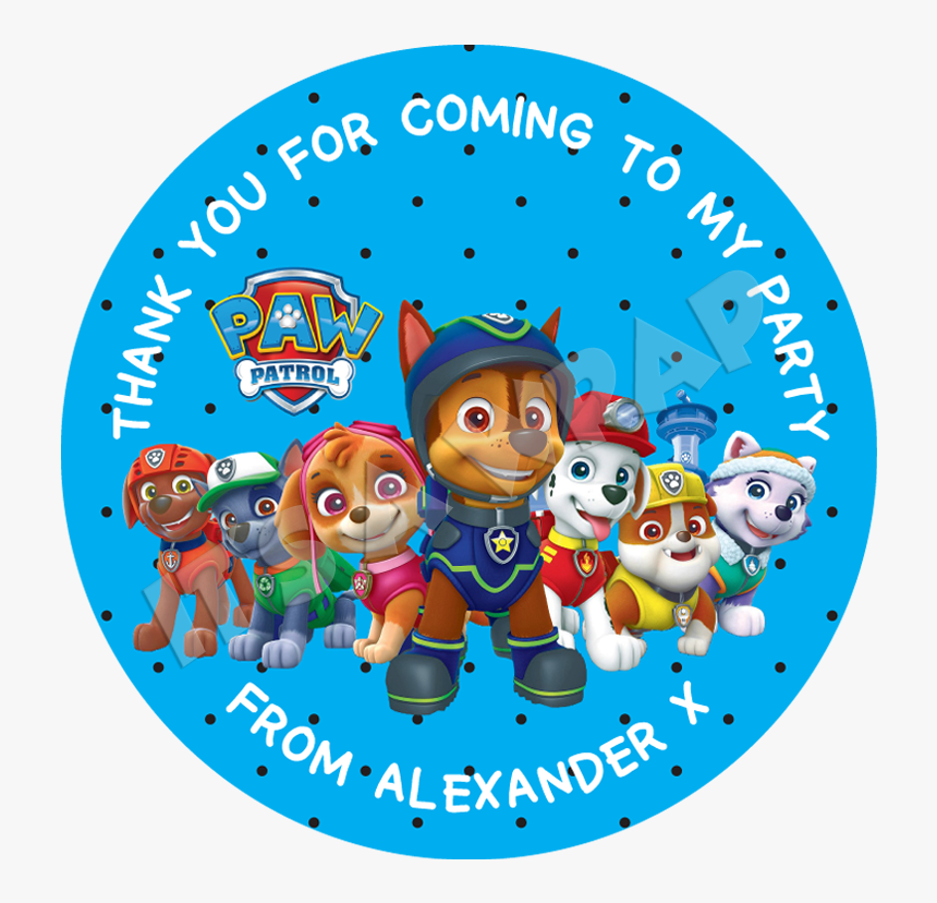 Paw Patrol Sweet Cone Stickers - Paw Patrol Stickers Free, HD Png Download, Free Download