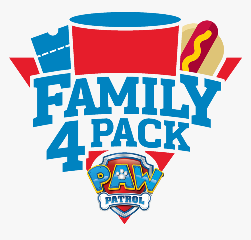 Transparent Blue Paw Png - Family Four Pack, Png Download, Free Download