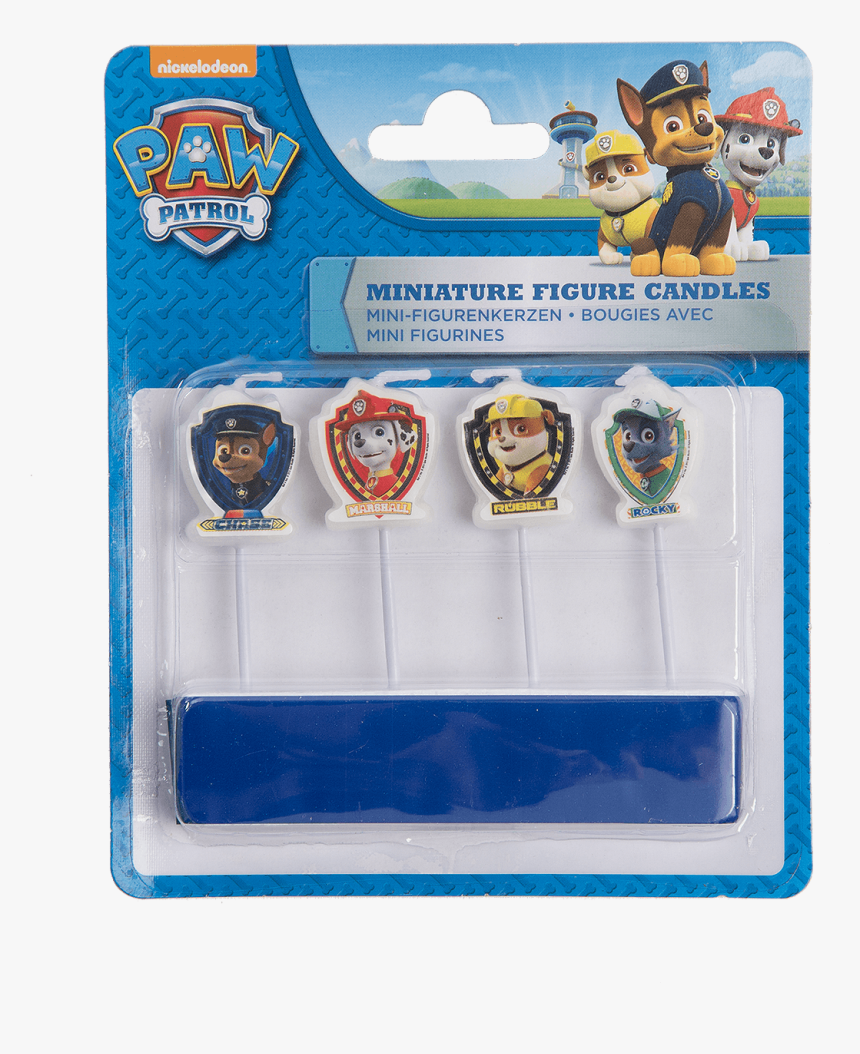 Paw Patrol Candles - Birthday Cake, HD Png Download, Free Download