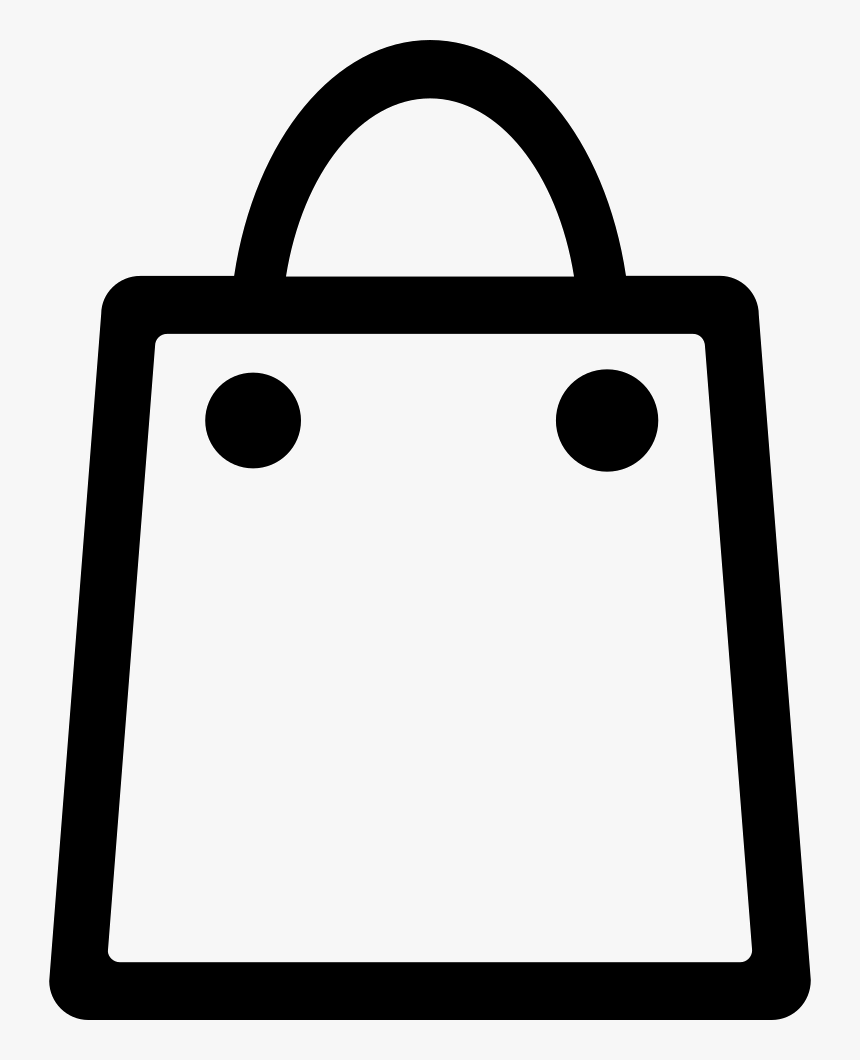 Icon App Store - Shopping Bag Outline Clipart, HD Png Download, Free Download