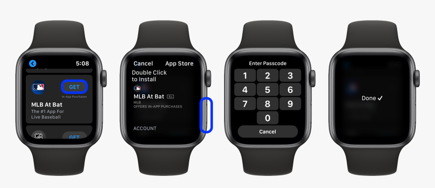 How To Download Apps Directly On Apple Watch Walkthrough - Apple Watch Voice Memos, HD Png Download, Free Download