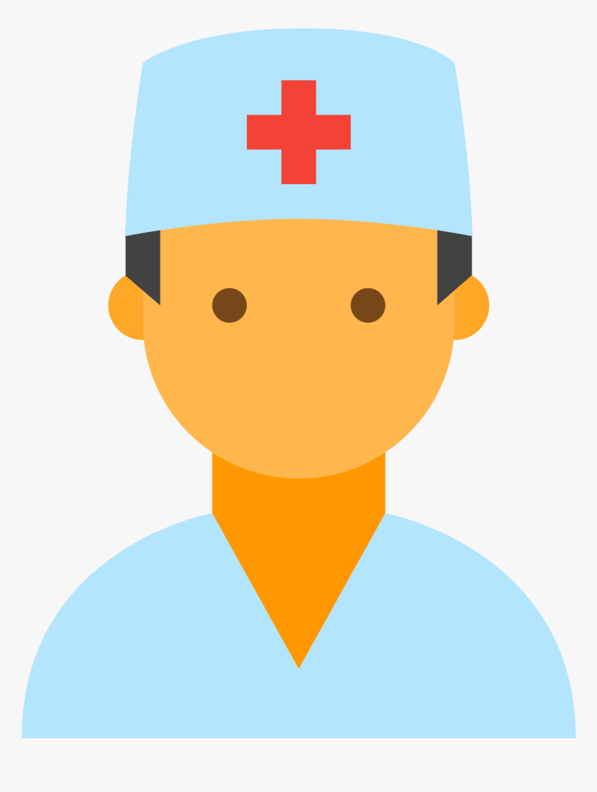 Doctor Icon Png Download - Male Nurse Icon, Transparent Png, Free Download