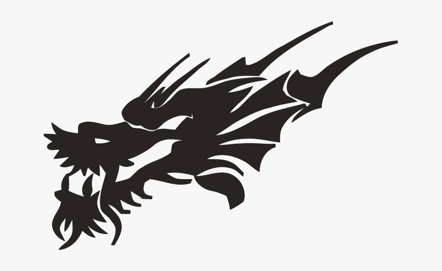 Lion Tattoo Clipart Black Dragon Face, HD Png Download, Free Download