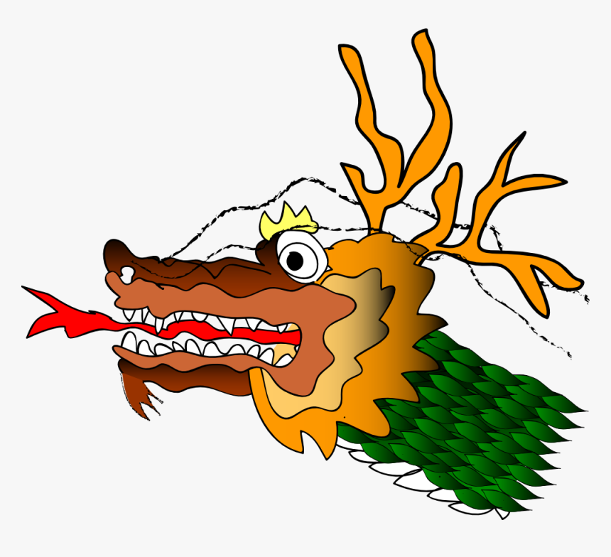 Free Chinese Dragon Head Clip Art, HD Png Download, Free Download