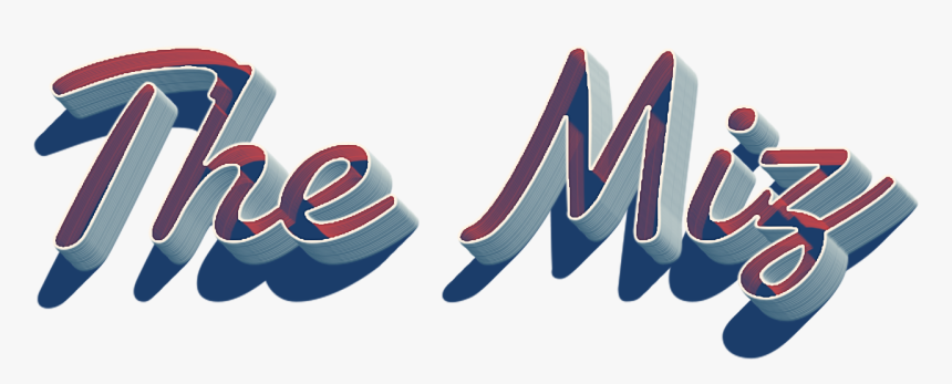 The Miz 3d Letter Png Name, Transparent Png, Free Download