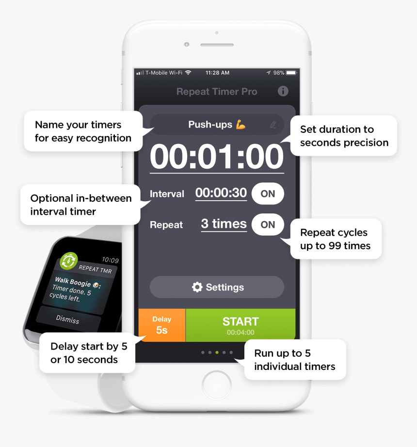 Repeat Timer Pro Simple, HD Png Download, Free Download