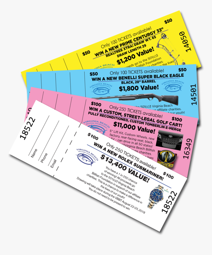 Virginia Beach Billfish Tournament Raffle, HD Png Download, Free Download