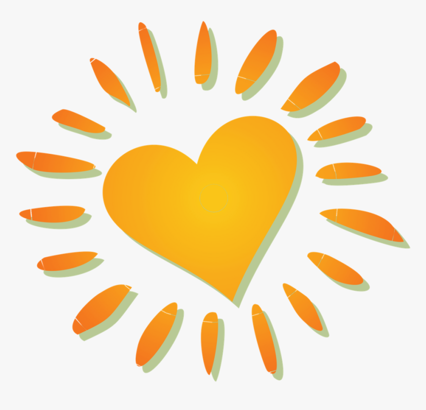 Sun Heart Transparent Snv, HD Png Download, Free Download