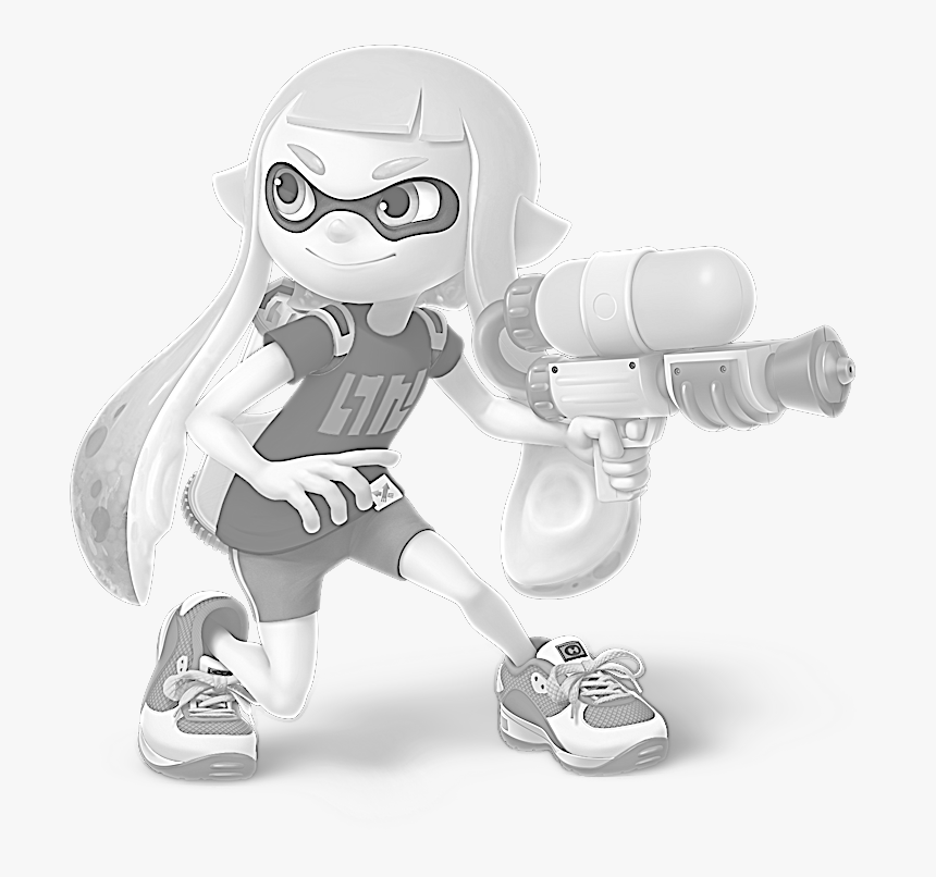 Ssb5 Inkling Girl Pink By Zanethedragon-d9u5gew, HD Png Download, Free Download