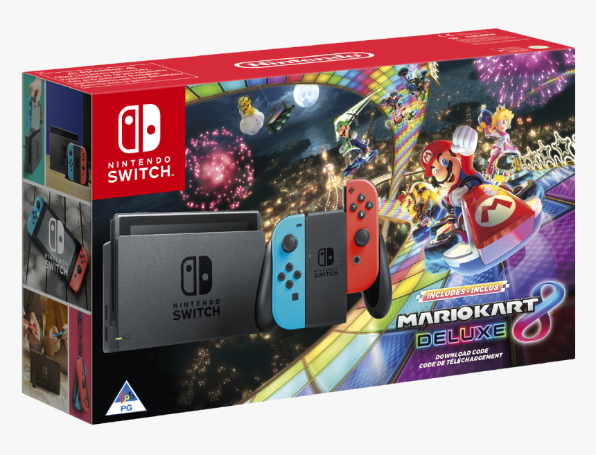 Nintendo Switch Mario Kart 8 Deluxe Edition , Png Download, Transparent Png, Free Download