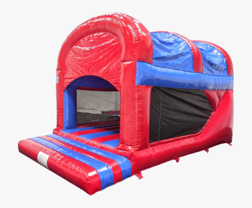 Red And Blue Rear Slide Combo Bouncy Castle, HD Png Download, Free Download