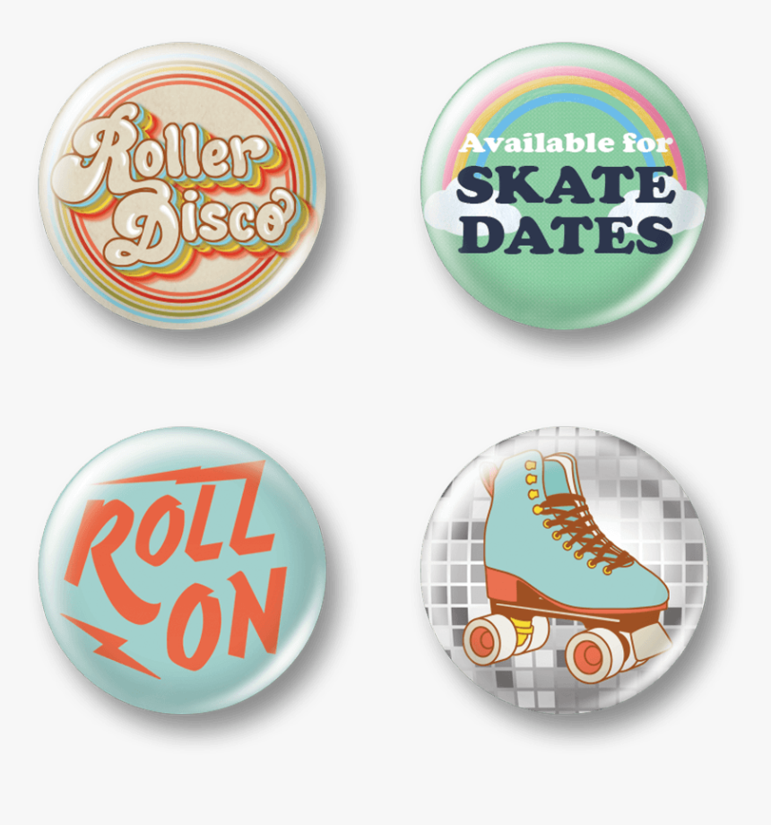 Retro Button Pins, HD Png Download, Free Download